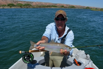 Dickie and one of his rainbows Dickie and one of his rainbows
