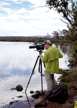 Nick filming Nick filming