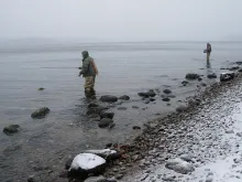 User submitted picture: winter seatrout fishing