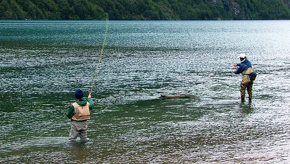 User submitted picture: Jaime  e  Ivan  casteando...